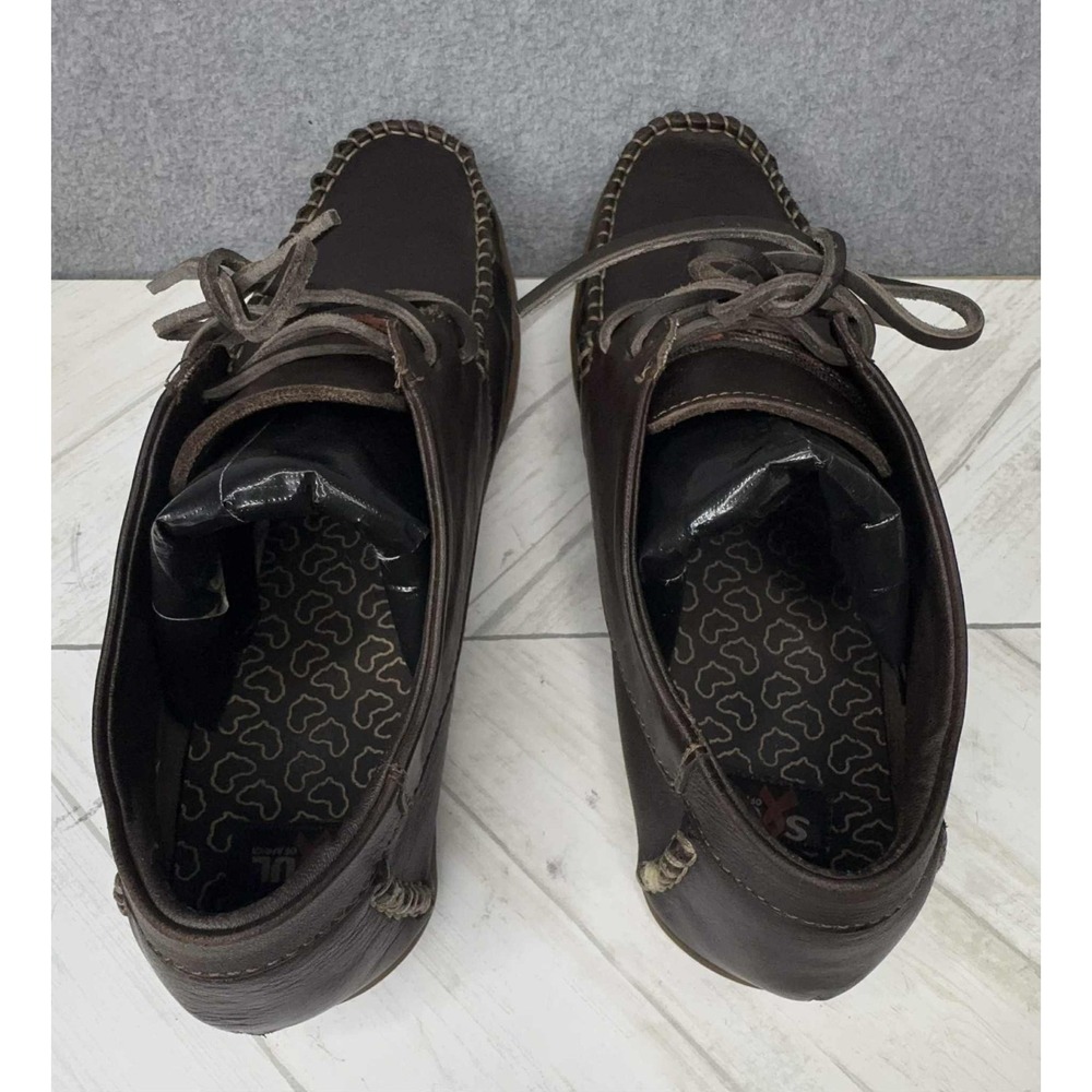 Soul Of Africa‎ Leather Moccasin Loafer Shoe Size UK 7 - Men's 8 Women's 9-9.5 - Picture 7 of 10